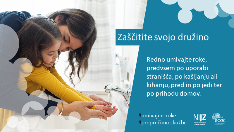 umivanje rok, virusi bakterije